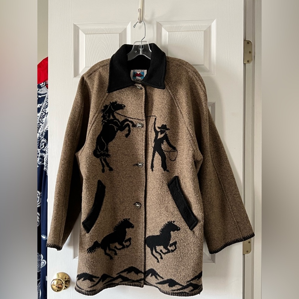 Wooded River Vintage Style Coat
